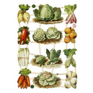 Poëzie plaatjes (groente) 3 vellen