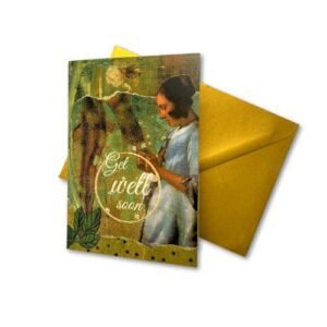 Dubbele kaart Brief Beterschap