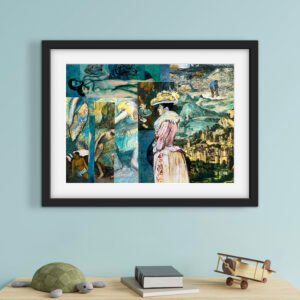 Collage-print nr 16 (40x50 cm)